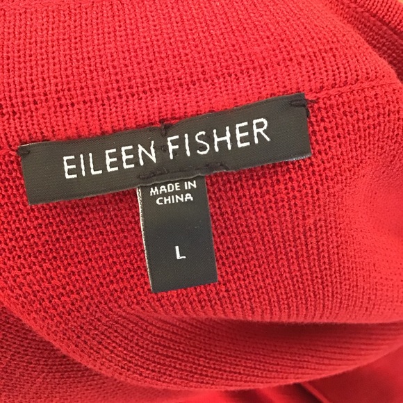 Eileen Fisher Cardigan Sweater Long Knit Coat Silk - Picture 7 of 8